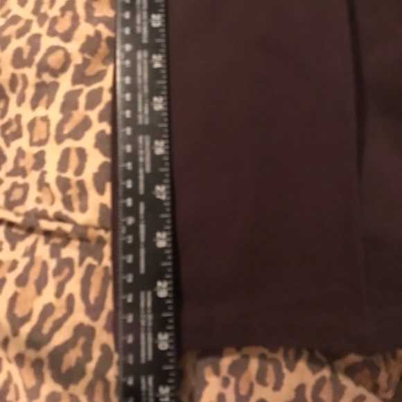 Focus size 8 Brown Straight Leg pants Slimming , stretch Best Day To Night - Picture 8 of 10